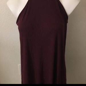 Love Fire Purple Halter Dress